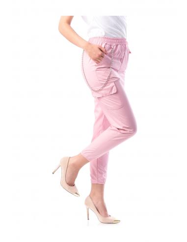 Pantaloni cargo Pink